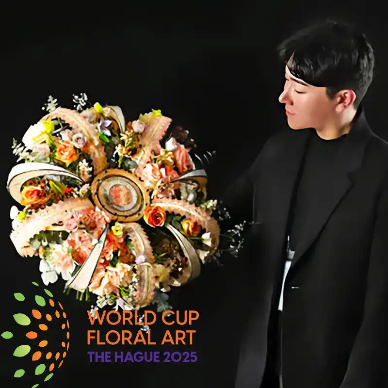 Do Hyun Lee floral crown design